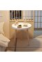 Night Stand Bedside Table Double Design Coffee Table Heightened Sidewall Bedroom Furniture Triangula - 5