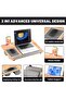 Home Office Lap Desk, Portable Laptop Desk with Wrist Cushion, Bed Table for Laptops and Study Read - 8