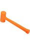 PVC Rubber Hammer Soft Face Dead Blow Rubber Mallet Installing Tool 0.5LB / 1LB (0.5LB) - 2