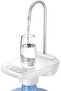 Water Bottle Dispenser Electric Water Pump, 5 Gallon (White) - 2
