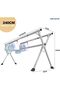 Heavy Duty Stainless Steel Clothes Dryer Rack, Adjustable & Folding Laundry Rack wi - 4