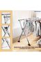 Heavy Duty Stainless Steel Clothes Dryer Rack, Adjustable & Folding Laundry Rack wi - 6