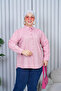 Women's Hijab Loose Cut Shirt - Dried Rose - 7