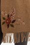 كاشول صوف مطرز بالزهور والشراشيب للنساء V.Camel - 4