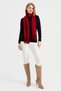 Women's Knitwear Single Color Tasseled Wool Scarf Red - 4