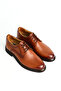 Genuine Leather Tan Men's Classic Shoes - 5