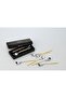 Amor 12-Piece Stainless Steel Gold Plated Teaspoon Set with Gold Handle - 4