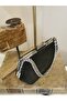 Women's Bigtaş Look Black Evening Dress Clutch Chain Strap Hand Wedding Engagement Night Shoulder Bag - 8