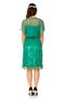 Angel Sleeve Plus Size Flapper Dress in Emerald Green - 6