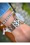 Women's Wristwatch 2 Years Warranty Waterproof Steel Cord Original Product with Bracelet Gift - 7
