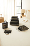 Set of 6 Black Mesh Suitcase Organizer Suitcase Organizer, Travel Bag - 4