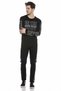 Cl379 Shiny Stone Printed Thin Men's Sweatshirt - 4