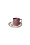 Elegant Blossoms Violet Coffee Set 4 Pieces for 2 People 21791 - 5
