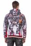 Cl462 Patterned Hooded Men's Sweatshirt - 3
