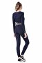 Wlr142 Textured Body Leggings Sports Set - 2