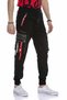 Cr132 Zippered Cargo Pocket Black Bottom Tracksuit - 2