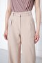 Women's Beige High Waist Palazzo Pants - 2