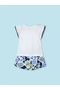 Girls' Sequin Embroidered Floral Shorts Suit Set - 3