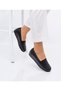 Women's Black Full Orthopedic Genuine Leather Sole Shoes - 2
