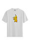 Men'S/Unisex White 100% Cotton Relaxed Fit Crew Neck Wander Custom Printed T-Shirt