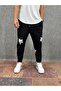 Bohemian Patterned Baggy Trousers with Elastic Waist