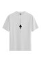 Women/Unisex White 100% Cotton Relaxed Fit Crew Neck Drift Custom Printed T-Shirt