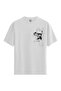 Men/Unisex White 100% Cotton Relaxed Fit (Relaxed Fit) Crew Neck Awakening Custom Printed T-Shirt
