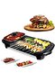 Smokeless non-stick indoor 2-in-1 large versatile electric grill and hot pot - 6