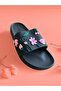 Black Flower Women's Daily Slippers