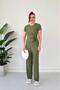 Tie-Up Bubble Suit Khaki - 4