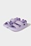 E7819 Purple Girl's Flat Sole Slippers - 2