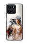 غطاء حماية لهاتف Honor Play 60 Plus 5G بتصميم نسر تجريدي