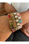 Stoned Elastic Steel Bracelet - 2