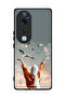 غطاء حماية لهاتف Vivo S19 Pro 5G بتصميم طيور تحلق