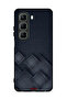 غطاء حماية لهاتف Infinix Hot 50 5G بنقشة مربعات على القماش