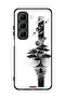 غطاء حماية لهاتف Infinix Hot 50 5G برسومات فنية من الفضاء الأرضي