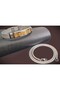 Double Product Deal Combination Stainless Steel Belt Model Men's Bracelet and Men's Necklace - 4