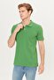 Regular Fit Polo Neck Green Men's T-Shirt L 211810303 - 4