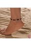 Black Color Miyuki Beaded Anklet - Sea Beach Jewelry Foot Jewelry Bracelet Accessory