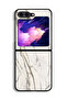 غطاء حماية لهاتف Samsung Galaxy Z Flip6 بتصميم رخامي