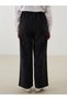 Trendlucky Women's Striped Linen Blend Trousers with Elastic Waist - 5