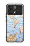 Xiaomi Poco F6 Pro Protective Case Cover World Map
