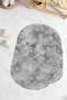 Digital Printed Non-Slip Base Washable Oval Bath Mat Set of 2 Toilet Seat Covers