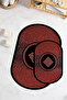 Digital Printed Non-Slip Base Washable Oval Bath Mat Set of 2 Toilet Seat Covers - 8
