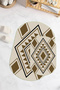 Digital Printed Non-Slip Base Washable Oval Bath Mat Set of 2 Toilet Seat Covers - 6