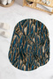 Digital Non-Slip Base Washable Oval Bath Mat Set of 2 Toilet Seat Covers - 2