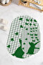 Printed Non-Slip Base Washable Cat Pattern Oval Bath Mat Set of 2 Toilet Seat Covers - 4