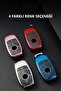 Mercedes-Benz Compatible A, B, C, E, S, g Series, Cla, Cle, Gls, Gla, Glb, Glc, Amg, Glossy Tpu Key Case Cover (Blue) - 8