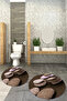 Digital Printed 3D Washable Round Bath Mat Set of 2 Toilet Seat Covers - 5