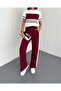 PANELED STRIPE-DETAIL MODAL FABRIC TRACKSUIT SET - 4